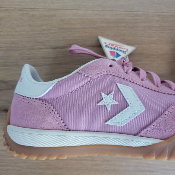 ⭐Converse Run Star Trainer Ox Sz 7 Women Casual Shoes Suede Sneaker Pink A13362C - Picture 11 of 14